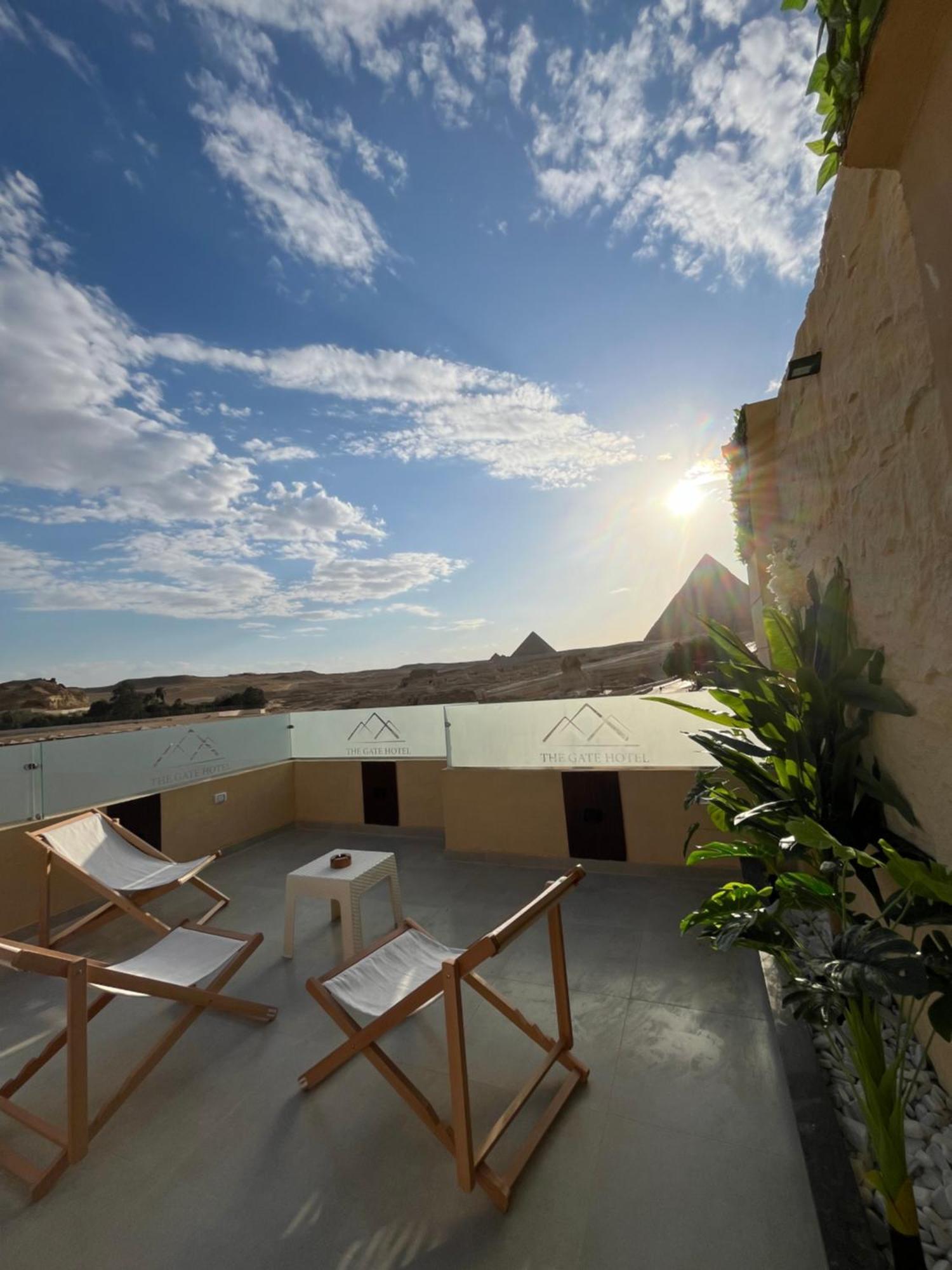 The Gate Hotel Front Pyramids & Sphinx View Kafret el-Gabal 외부 사진