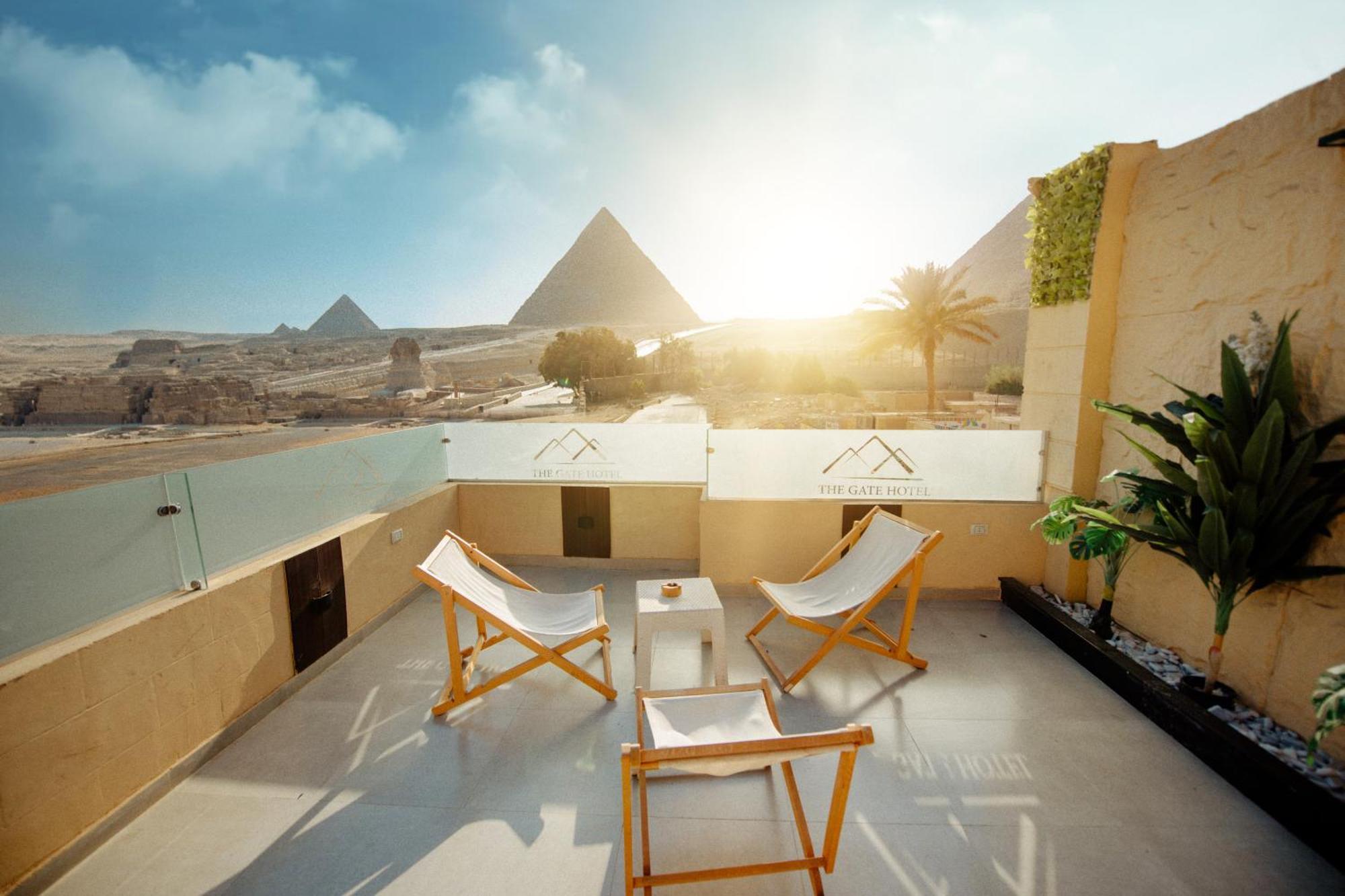 The Gate Hotel Front Pyramids & Sphinx View Kafret el-Gabal 외부 사진